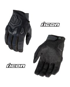 2025 Icon Automag3 CE Street Motorcycle Black Gloves - Pick Size & Color