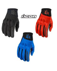 2025 Icon Anthem3 Street Motorcycle Riding Gloves - Pick Size & Color