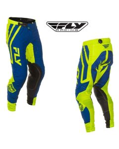 Fly Racing Lite Lancer Le MX Motocross Offroad ATV Navy/Hi-Vis Pants - Pick Size