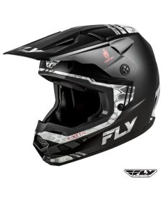 2026 Fly Racing Kinetic Verdict Kryptek MX Motocross Offroad Black Gray Helmet 