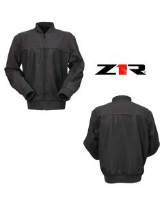 Z1R Ballester Street Motorcycle Riding Black Jacket - Pick Size 