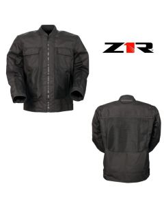 Z1R Impulse Street Motorcycle Riding Black Jacket - Pick Size 