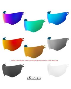 Icon Ultraflite Dropshield Helmet face Replacement shield - Pick Color