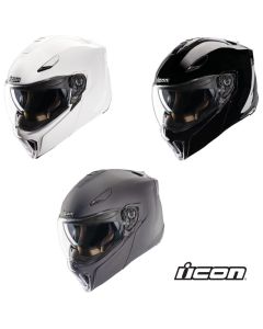 Icon Threshold Modular Solid Street Motorcycle Helmet - Pick Size & Color