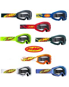 2024 FMF PowerCore Clear Lens Motocross Offroad ATV Goggles - Pick Color