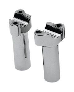Drag Specialties Chrome Buffalo Straight Riser - DS-290111