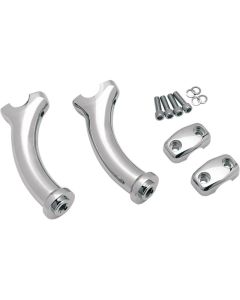 Drag Specialties 5.5" Deuce-Style Handlebar Risers 2.0" Pullback For Harley