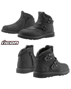 Icon El Bajo2 Street Motorcycle Riding Boots - Pick Size Black