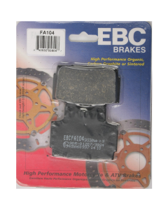 EBC Organic Front Brake Pads - FA104