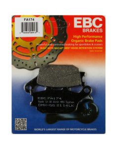 EBC Organic Rear Brake Pads - FA174