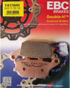 EBC Double H Sintered Motorcycle Rear Brake Pads Set FA174HH