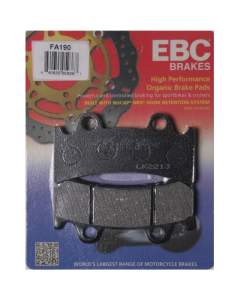 EBC Organic Front Brake Pads - FA190