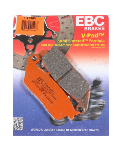 EBC Organic Semi-Sintered V Front Brake Pads - FA196V