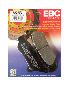 EBC Organic Brake Pads - FA209/2