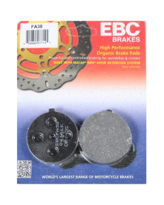 EBC Organic Front Brake Pads - FA38
