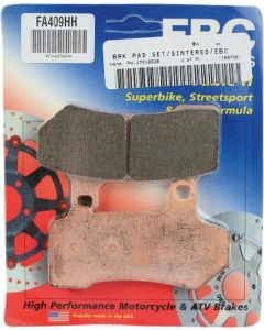 EBC Double H Sintered Harley-Davidson Brake Pads Set FA409HH