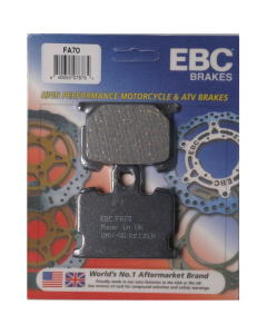 EBC Organic Front Brake Pads - FA70