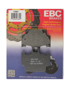 EBC Organic Brake Pads - FA81
