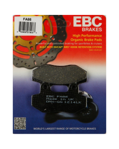 EBC Organic Brake Pads - FA86