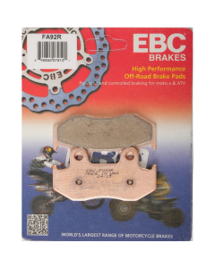 EBC R Series Sintered Front Brake Pads Honda CR125R, CR250R, CR500R - FA92R