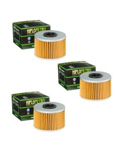 Hiflofiltro HF114 Oil Filter 3 Pack Honda TRX420 TRX500 SXS100 M3 M5p Pioneer - HF114