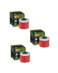 Hiflofiltro HF116 Oil Filter 3 Pack Honda TRX450R & Polaris Ranger 325 - HF116