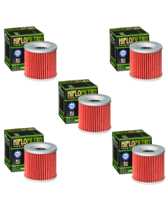 Hiflofiltro HF125 Oil Filter 5 Pack Kawasaki KZ 305 B Ltd, KZ 305 CSR