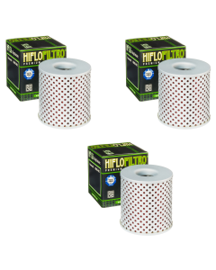 Hiflofiltro HF126 Oil Filter 3 Pack Kawasaki KZ 1300, Z 750, KZ 1000 D Z1R