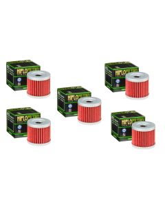 Hiflofiltro HF131 Oil Filter 5 Pack Suzuki ALT125 ALT185 LT-Z90 LT125 LT185 - HF131