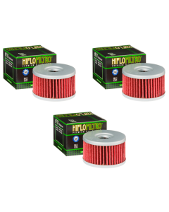 Hiflofiltro HF137 Oil Filter 3 Pack Suzuki LS650 Savage, DR500D, SP500X