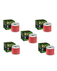Hiflofiltro HF139 Oil Filter 5 Pack Arctic Cat 400 DVX Suzuki LTR450 LTZ400 - HF139