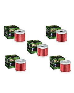 Hiflofiltro Oil Filter 5 Pack Suzuki DR-Z400E 00-07 & DR-Z400S DR-Z400SM 00-2018 - HF139