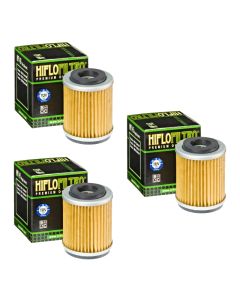 Hiflofiltro HF143 Oil Filter 3 Pack Yamaha YFB250 YFM200 YFM225 YFM25 YTM200 225 - HF143 X 3