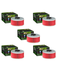 Hiflofiltro HF144 Oil Filter 5 Pack Yamaha XJ 700 Maxim, XJ 900 R Seca