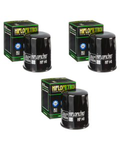 Hiflofiltro HF148 Oil Filter 3 Pack Yamaha FJR 1300 AE, FJR 1300, FJR 1300 A