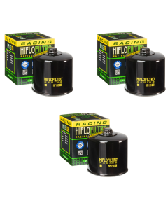 Hiflofiltro 3 Pack Oil Filter HF153RC Black Ducati 1098S, Monster 620, Monster 900