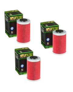 Hiflo Oil Filter 3 Pack KTM 250 400 450 520 525 EXC / 620 640 690 Duke - HF155