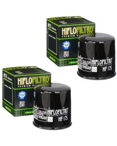 Hiflofiltro 2 Pack Oil Filter For Harley & Indian Models (All Except Scout Standard Filters) HF175