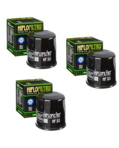 Hiflofiltro Oil Filter 3 Pack HF303