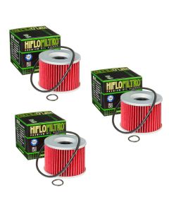 Hiflofiltro Oil Filter 3 Pack For Motorcycles Honda Kawasaki Yamaha