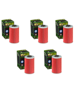 Hiflofiltro HF562 Oil Filter 5 Pack Kymco Grand Dink 125, Venox 125