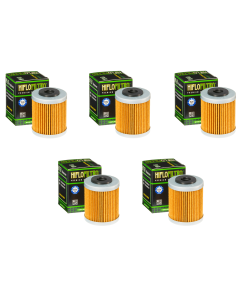 Hiflofiltro HF651 Oil Filter 5 Pack KTM 690 Duke R Husqvarna Enduro 701