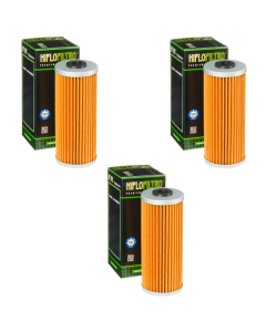 Hiflofiltro HF895 Oil Filter 3 Pack Ural 750 Gear Up, 750 Patrol, 750 Ranger