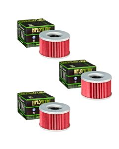 Hiflofiltro HF111 Oil Filter 3 Pack Honda TRX400 TRX500 TRX650 TRX680 SXS700 MUTV - HF111