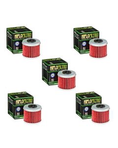 Hiflofiltro HF116 Oil Filter 5 Pack Honda TRX450R 2006-2014 & TRX450R 2004-2013 - HF116