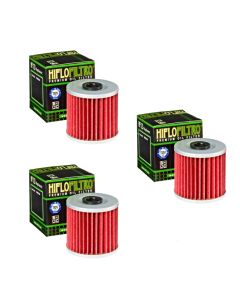 Hiflofiltro 5 Pack Oil Filter Honda MUV700 Kawasaki KLF220 KSF250 KLF300 - HF123
