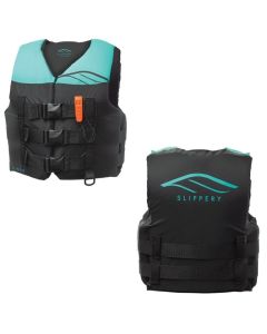Slippery Women Hydro Nylon Vest Life Black/Mint Vest Jacket Pick - Size & Color