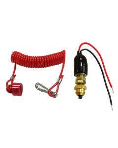Parts Unlimited ATV Snowmobile Universal Safety Tether Kill Switch Normally Open