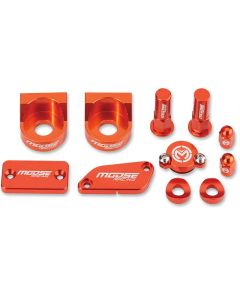 Moose Racing Bling Pack Billet Aluminum Orange For KTM 65SX 2001-2011