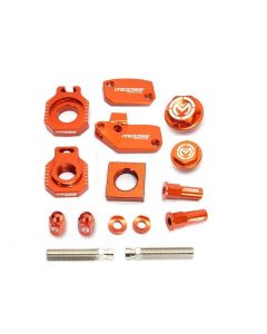 Moose Bling Pack Billet Aluminum Orange KTM 250SXF 400EXC 450EXC 450SXF 525EXC - 1231-0917